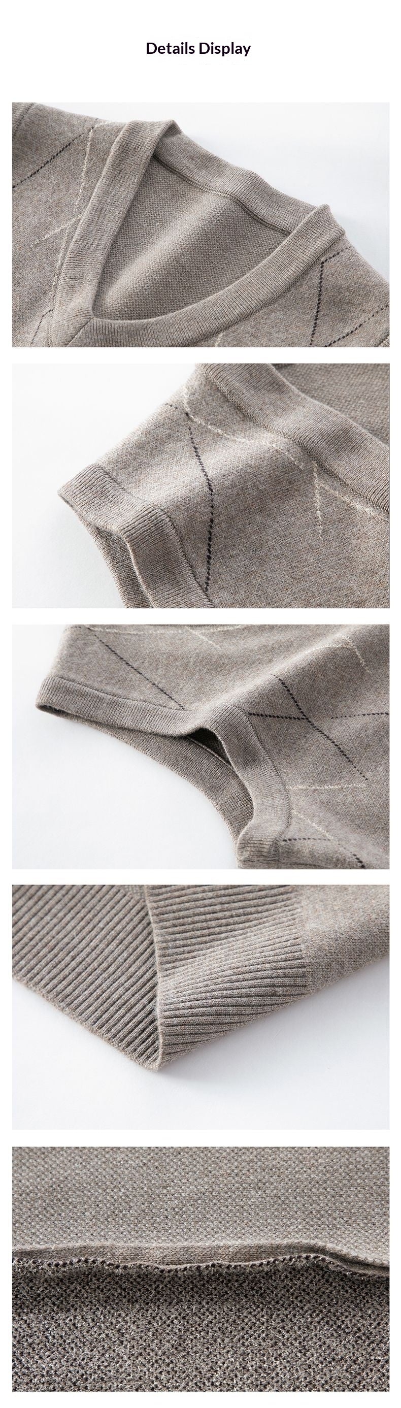 Men’s Sleeveless Knitted Vest