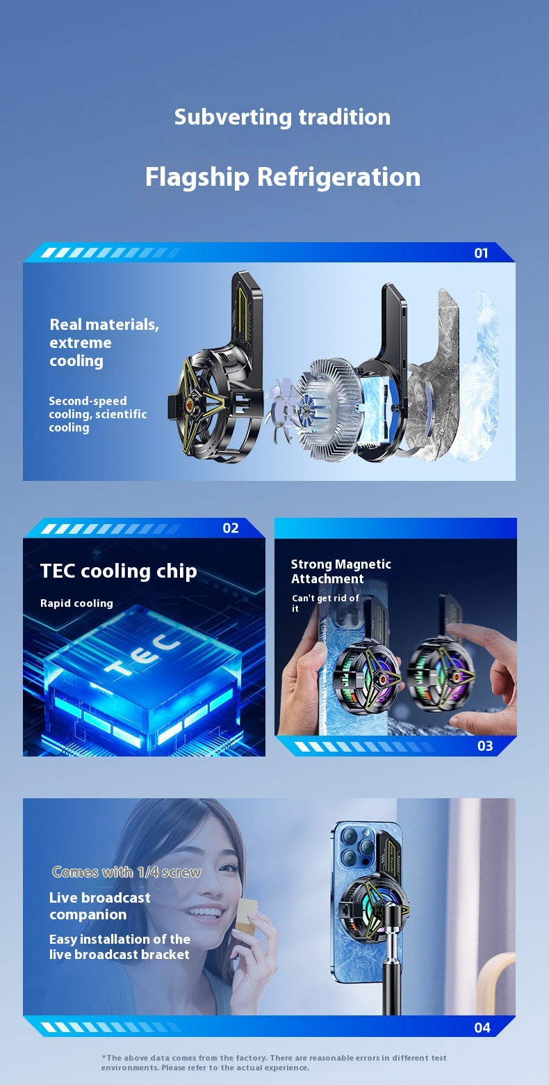 CPU Cooling Semiconductor Magnetic Mobile Phone Radiator