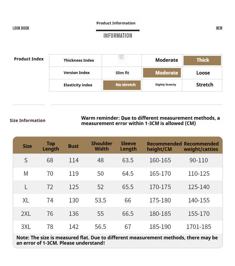 Men’s Thickened Winter Outdoor Lambswool Jacket – Extra Warm & Durable