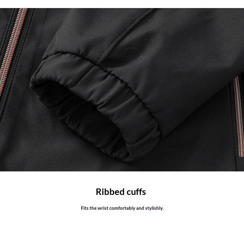 Versatile Casual Stand-Collar Jacket