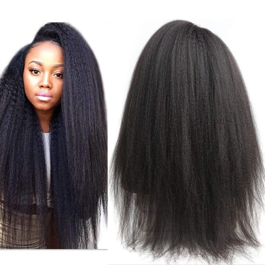 Women’s Handwoven Black Long Straight Wig