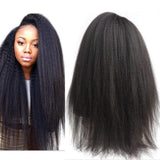 Women’s Handwoven Black Long Straight Wig