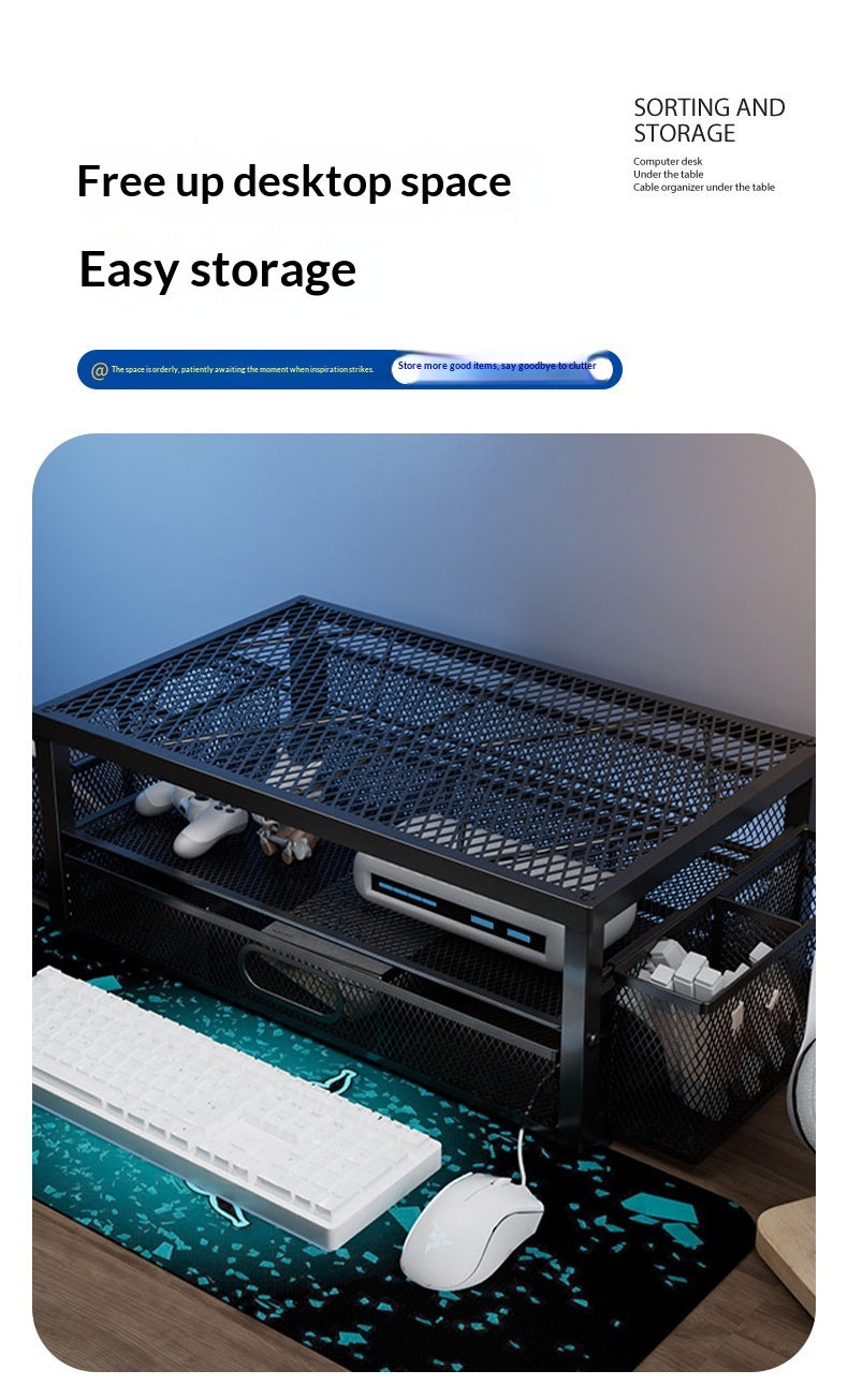 Two-Tier Computer Monitor Riser