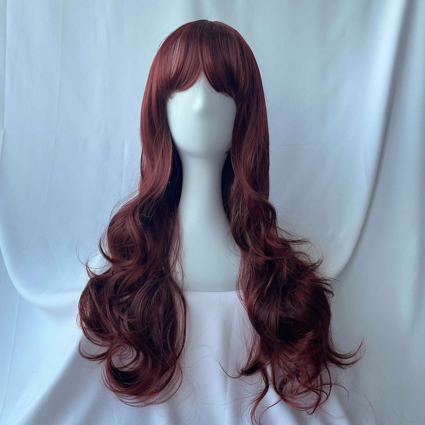 Long Wavy Full‑Head Wig