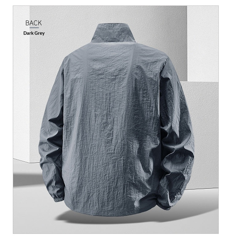 Men’s Lightweight Casual Large-Size Sun Protective Jacket