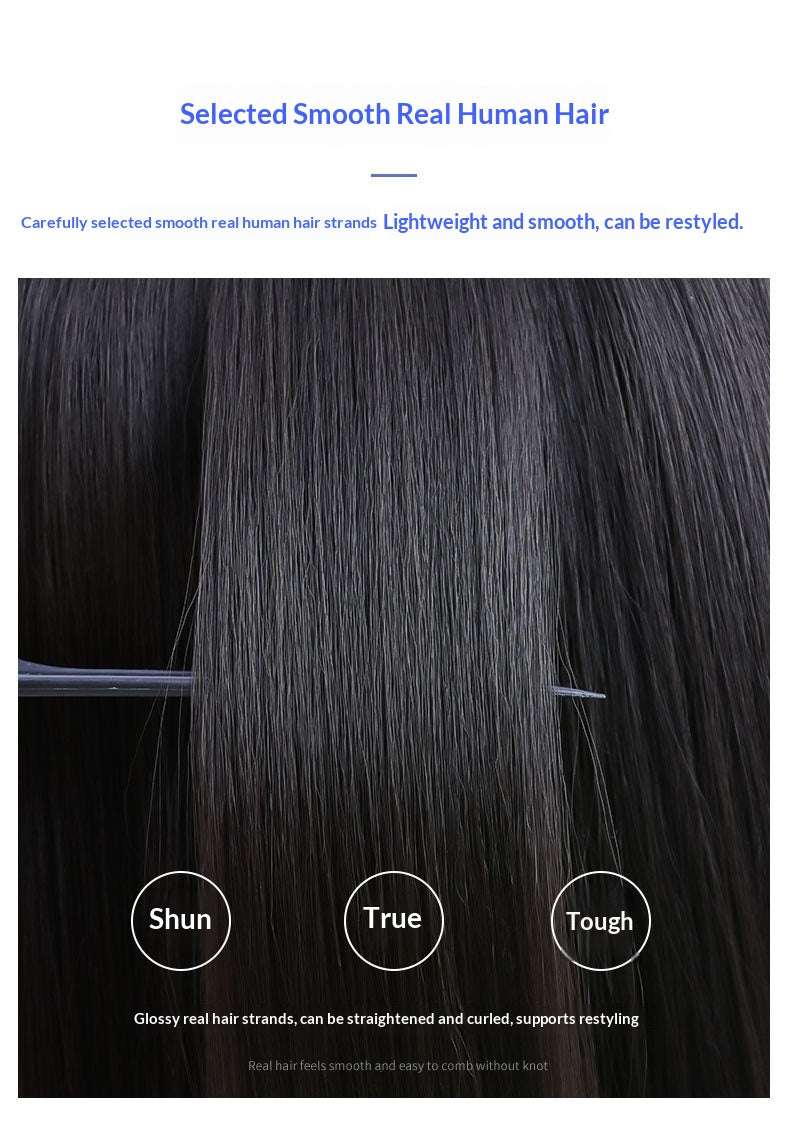 13x6 Lace Front Straight Human Hair Wig