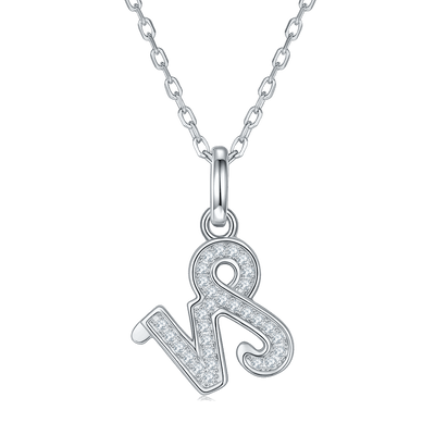 Capricorn Zodiac Necklace – Plated Pendant with Premium Moissanite