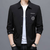 Men’s Casual Lapel Top – Wrinkle-Free Jacket for Effortless Style