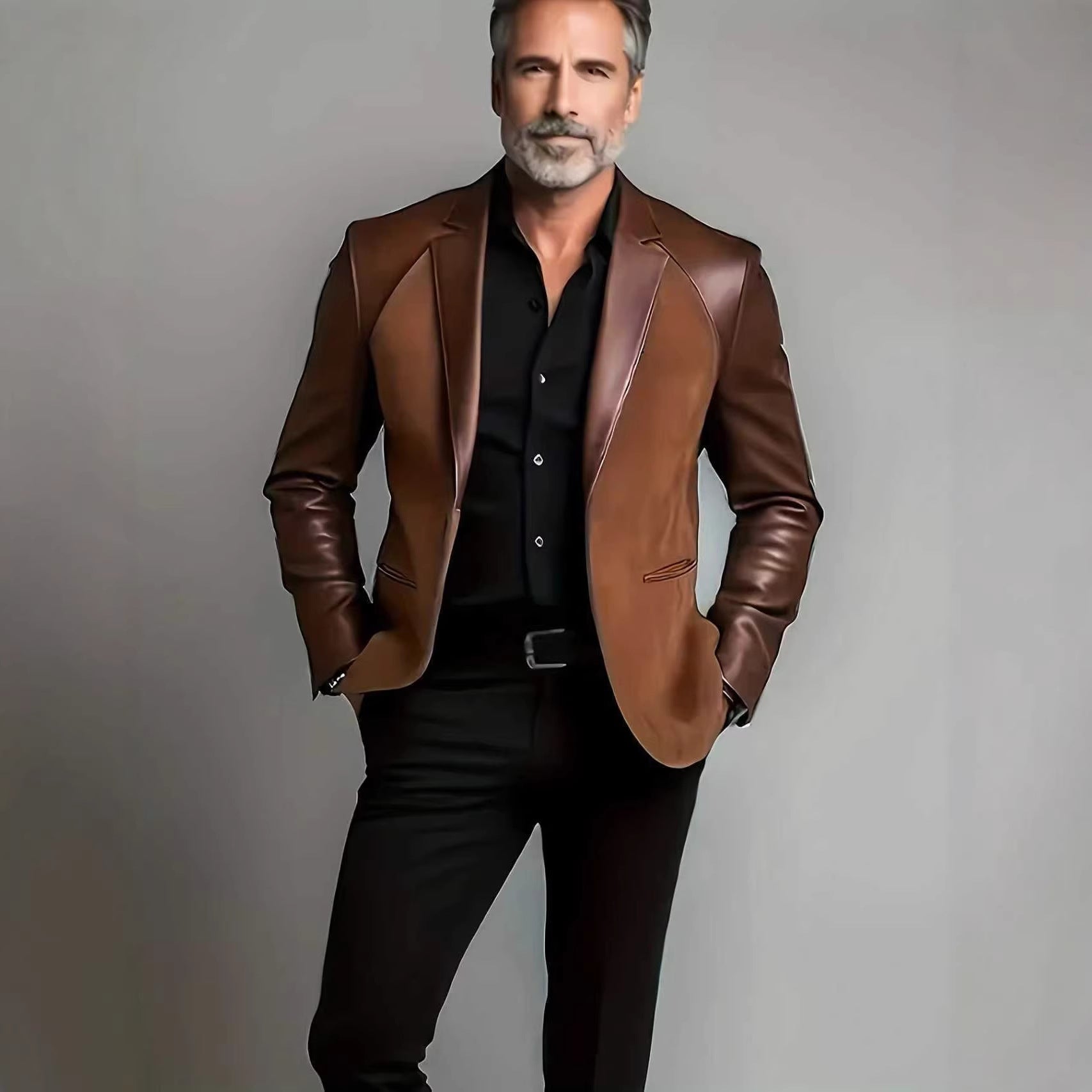 Stylish Suit-Collar Coat