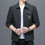 Men’s Casual Lapel Top – Wrinkle-Free Jacket for Effortless Style