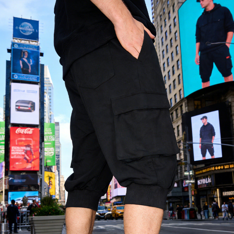 Men’s Loose-Fit Casual Outdoor Work Shorts – Comfortable Sportswear Essential