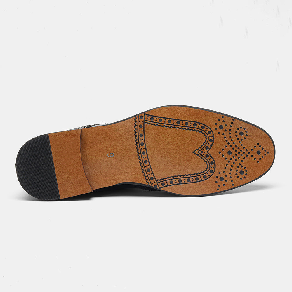 Classic Men’s Brogue Business Shoes