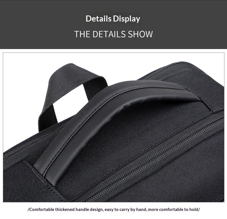 Multi-Functional Black Laptop Backpack