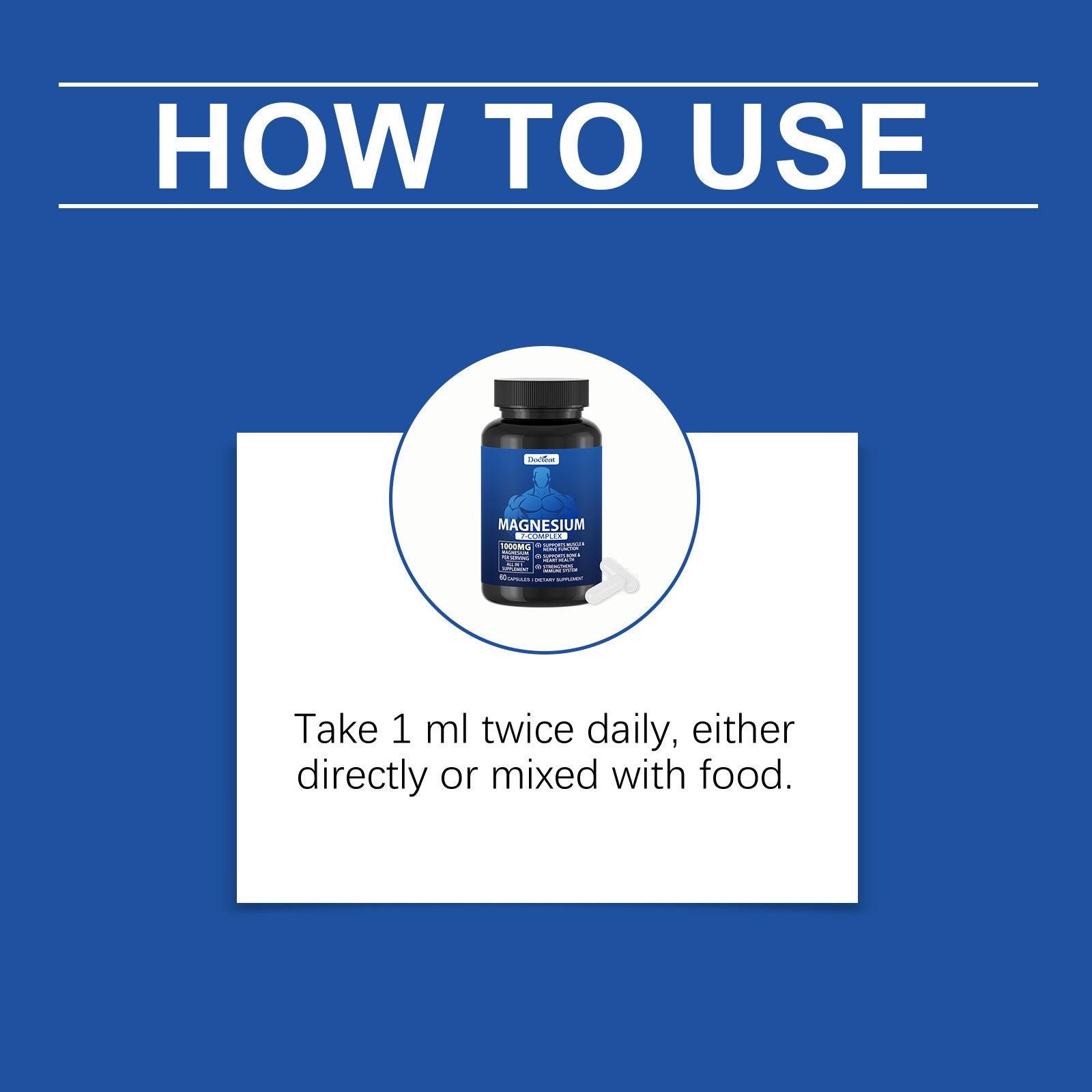 Seven-Source Magnesium Complex Capsules – Complete Mineral Support for Energy & Relaxation