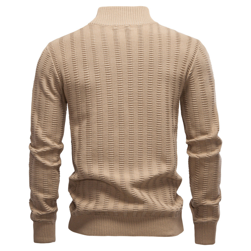 Men’s Striped Jacquard Sweater