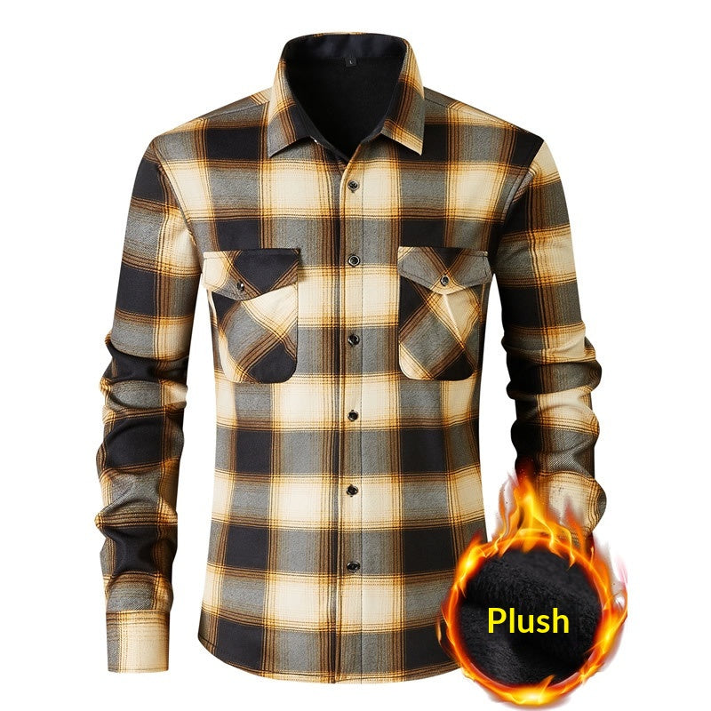 Men’s Quilted Cotton Cardigan