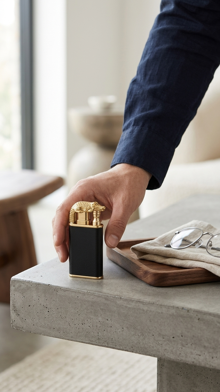 Vector PyroCore Dual-Force | Kinetic Dual-Flame Executive Lighter