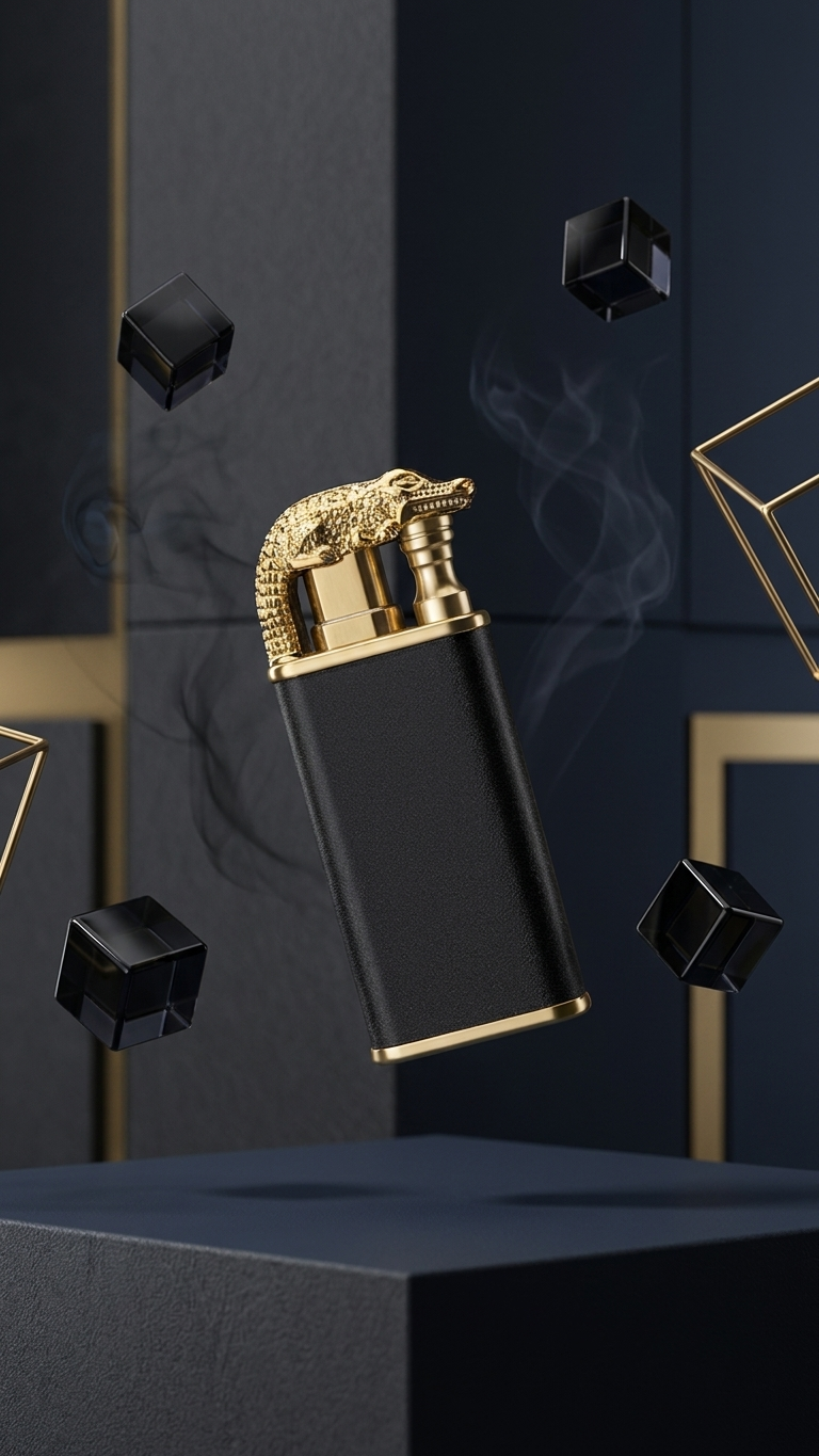 Vector PyroCore Dual-Force | Kinetic Dual-Flame Executive Lighter